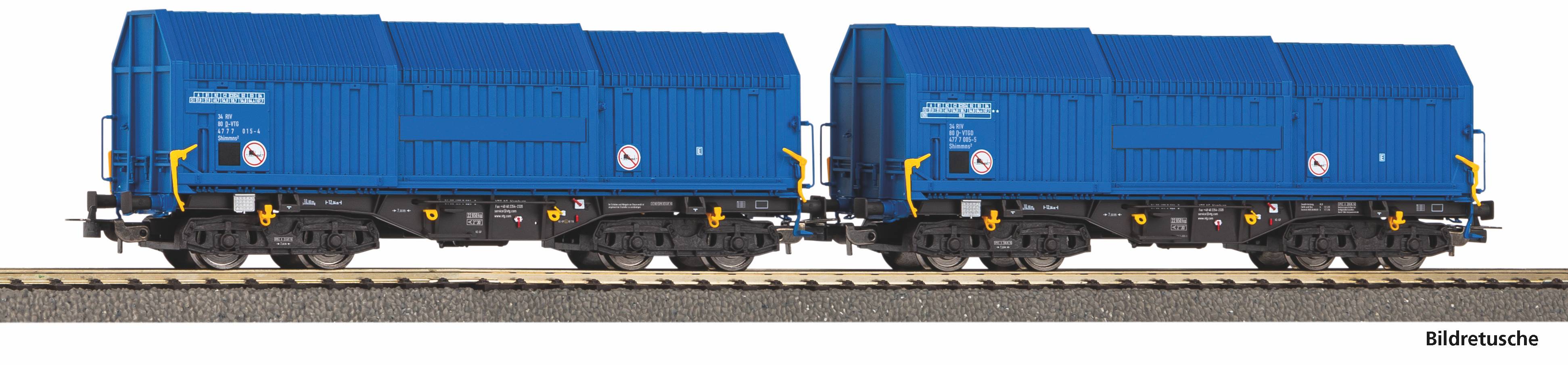 2er Set Teleskophaubenwagen VTG VI