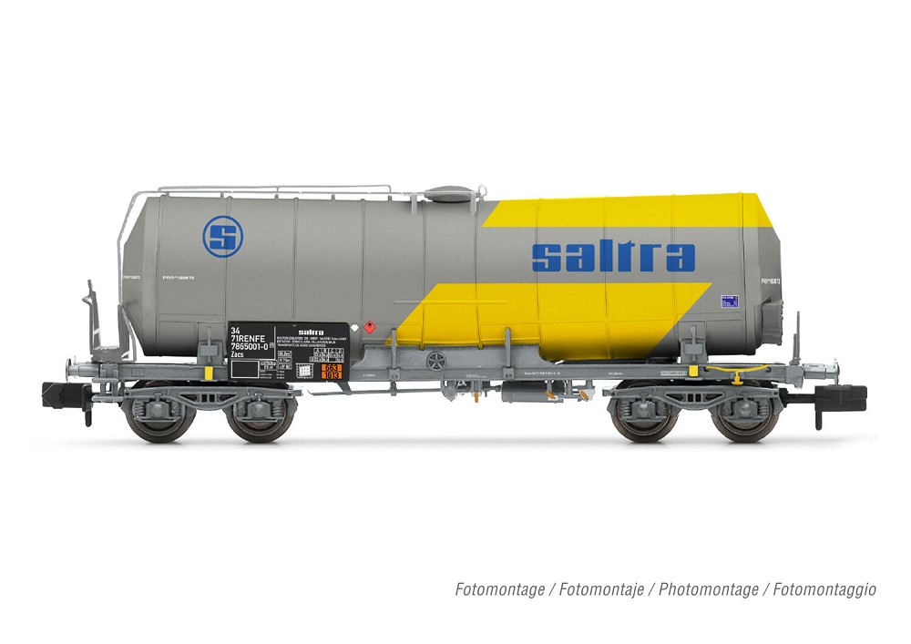 RENFE, 4-achs. isolierter Kesselwagen für Blausäuretransport