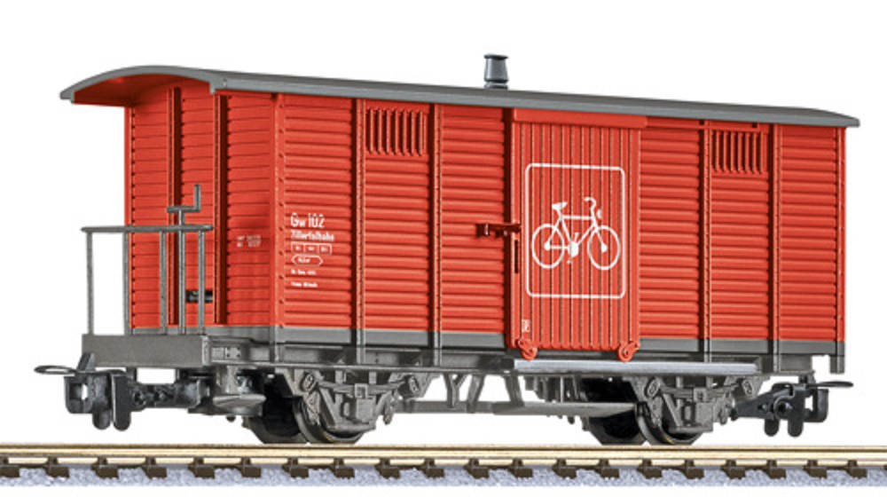 2-achsiger Güterwagen, Gw 102 "Velowagen", Zillertalbahn, Ep