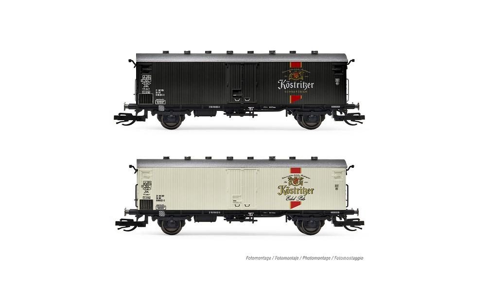 DR, 2-tlg. Set Kühlwagen, „Köstritzer Bier“, Ep. IV