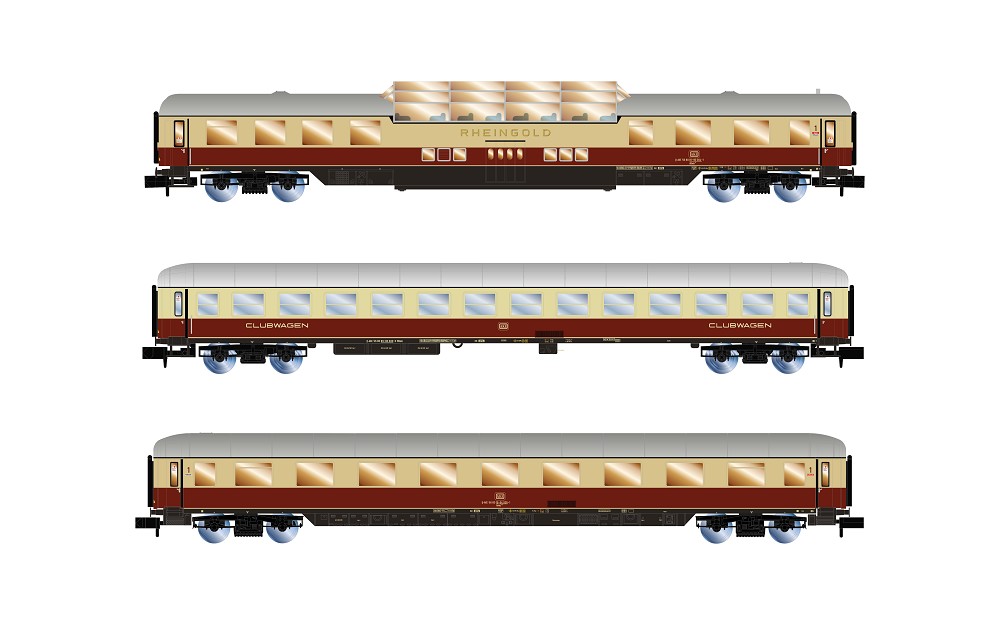 AKE, 3-tlg. Set „Rheingold“, Set 1/2, bestehend aus 1 x Auss