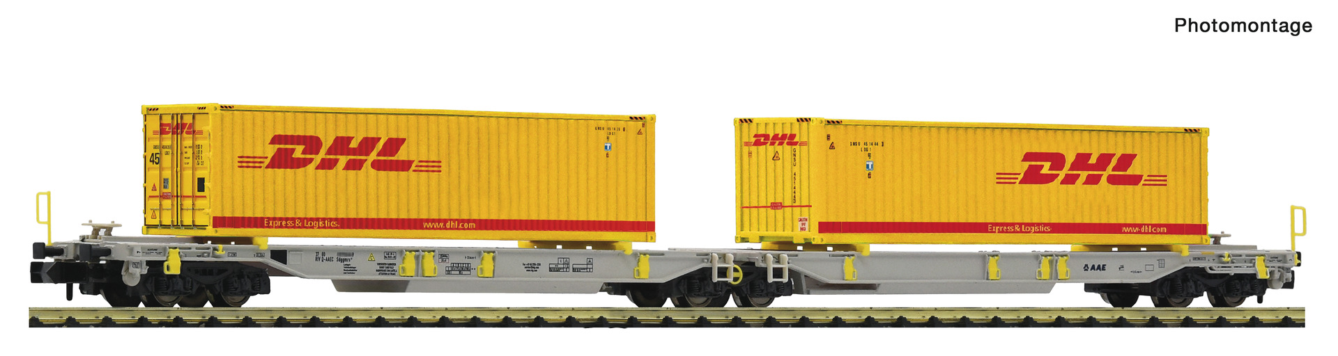 Doppeltaschenwagen T2000 AAE+DHL