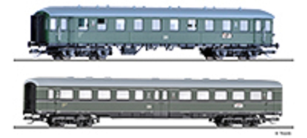 Reisezugwagenset „D 118 Leipzig-Köln“ der DR