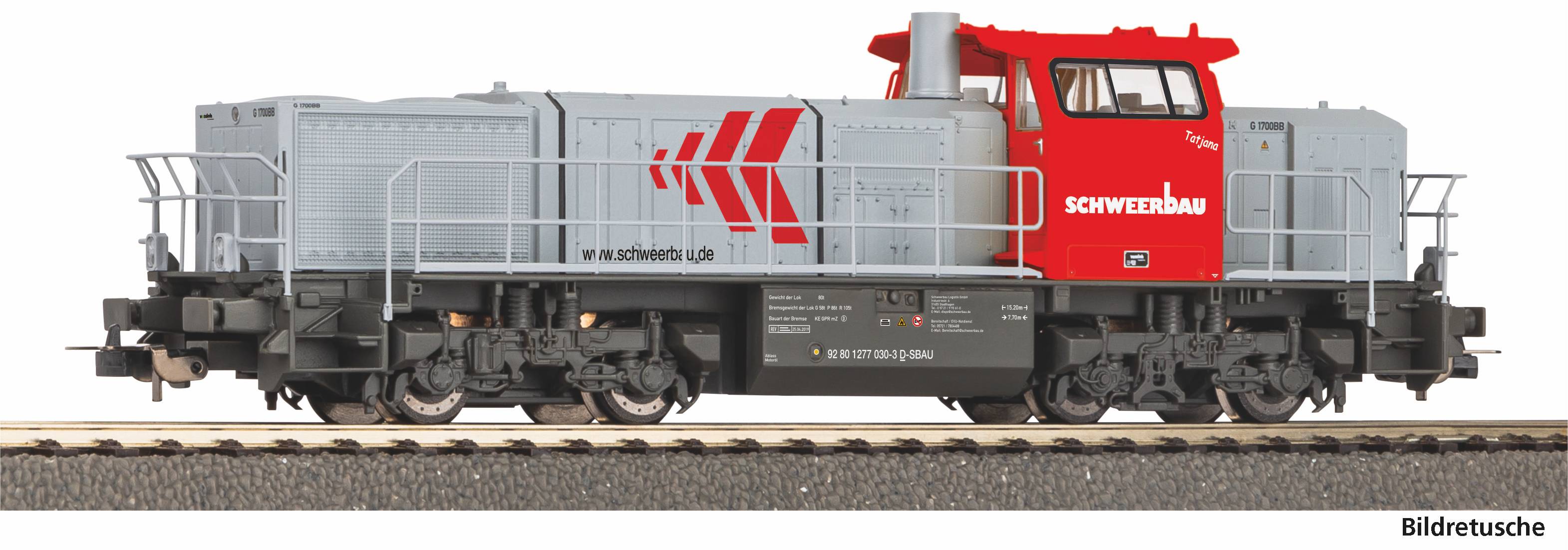 ~Diesellok G1700 Schweerbau VI + PluX22 Dec.