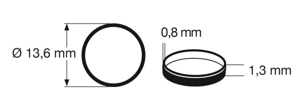 Haftringsatz H0 10 Stk.