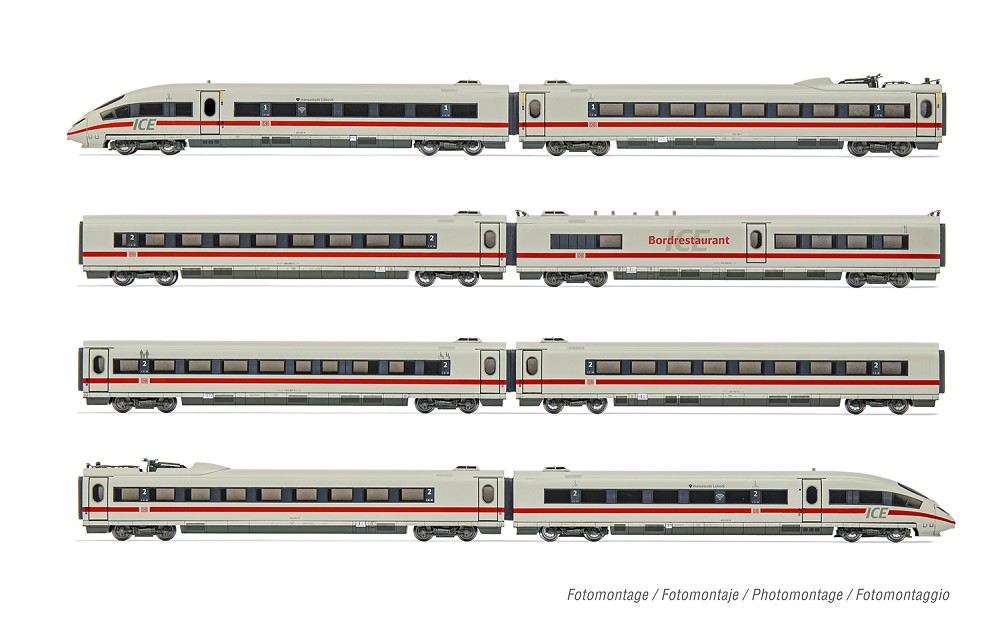 DB AG, achtteiliger Hochgeschwindigkeitszug „ICE 3“ der Baur