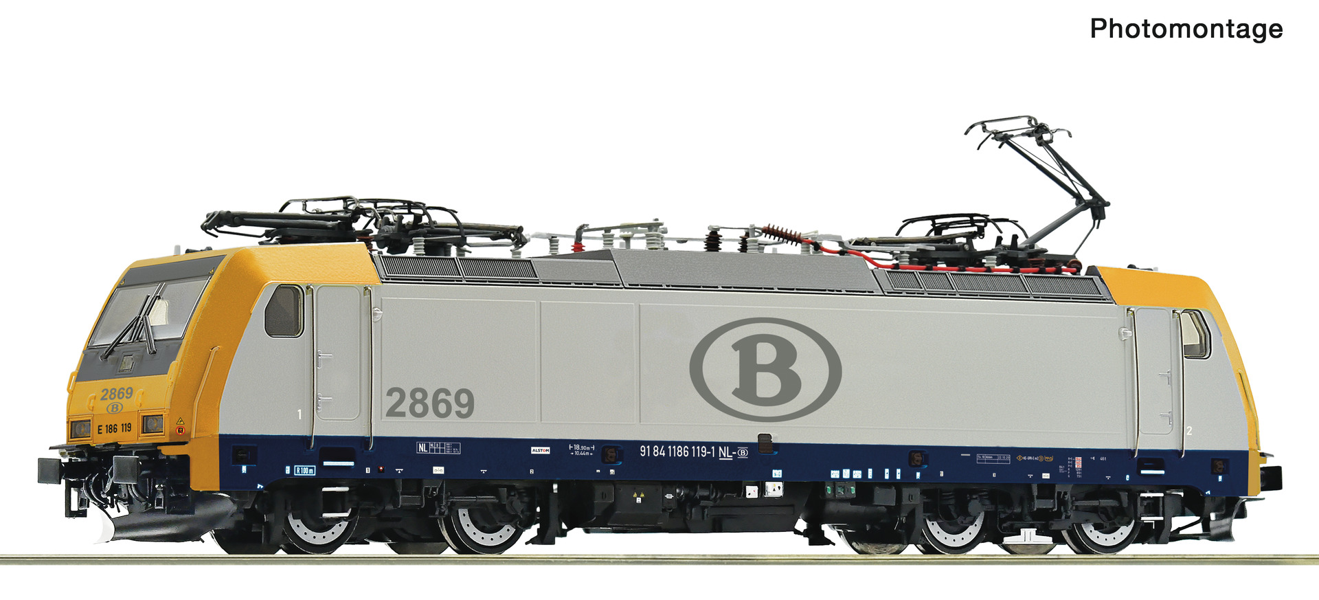 E-Lok BR 186 SNCB AC-Snd.