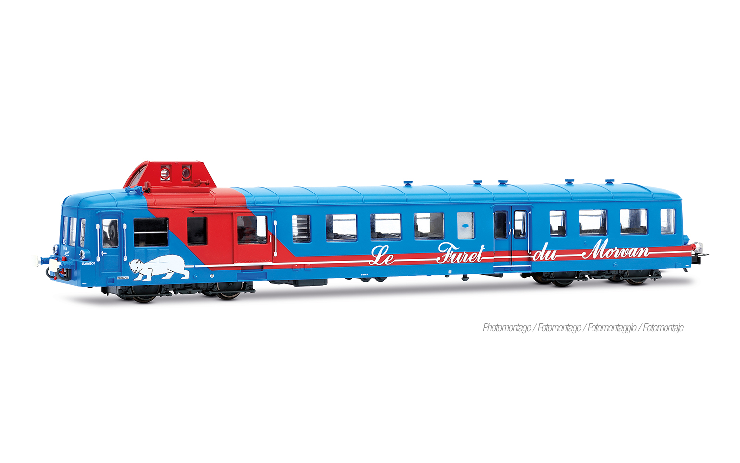 CFTA, Dieseltriebwagen X 3876 „Le Furet du Morvan”, blau-rot