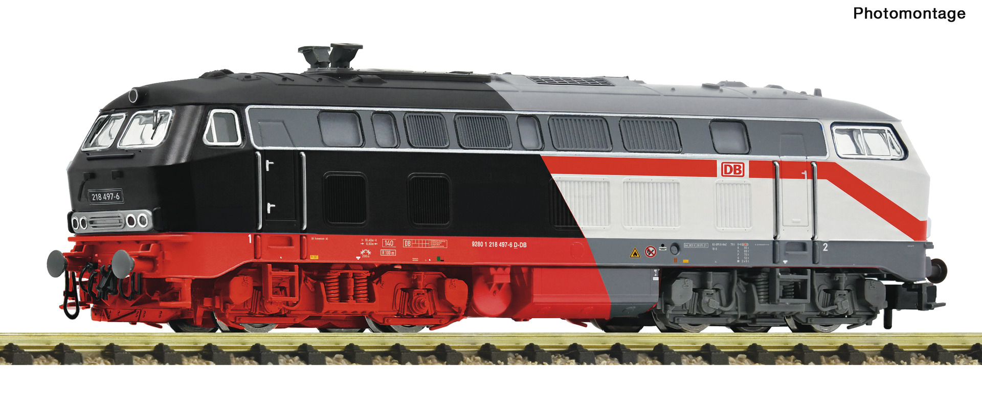 Diesellok 218 497 DB-AG DC-Snd.
