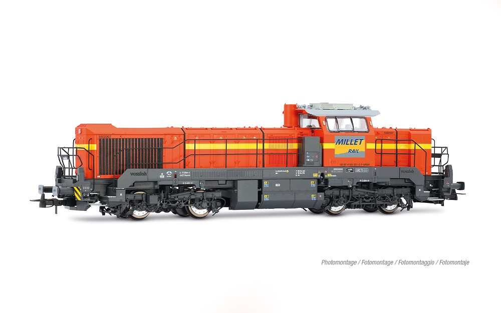 Millet Rail, dieselelektrische Lokomotive des Typs Vossloh D