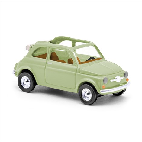 Fiat 500 Cabrio grün