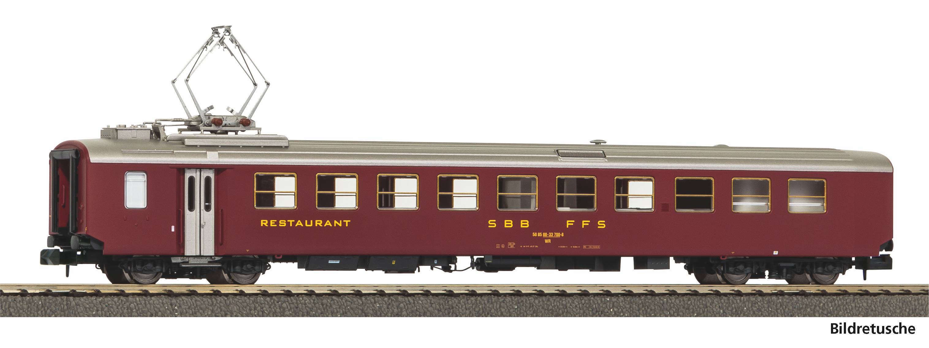 N-Personenwg. Speisewg. EW I,Historic Speisewagen 50 85 88-3