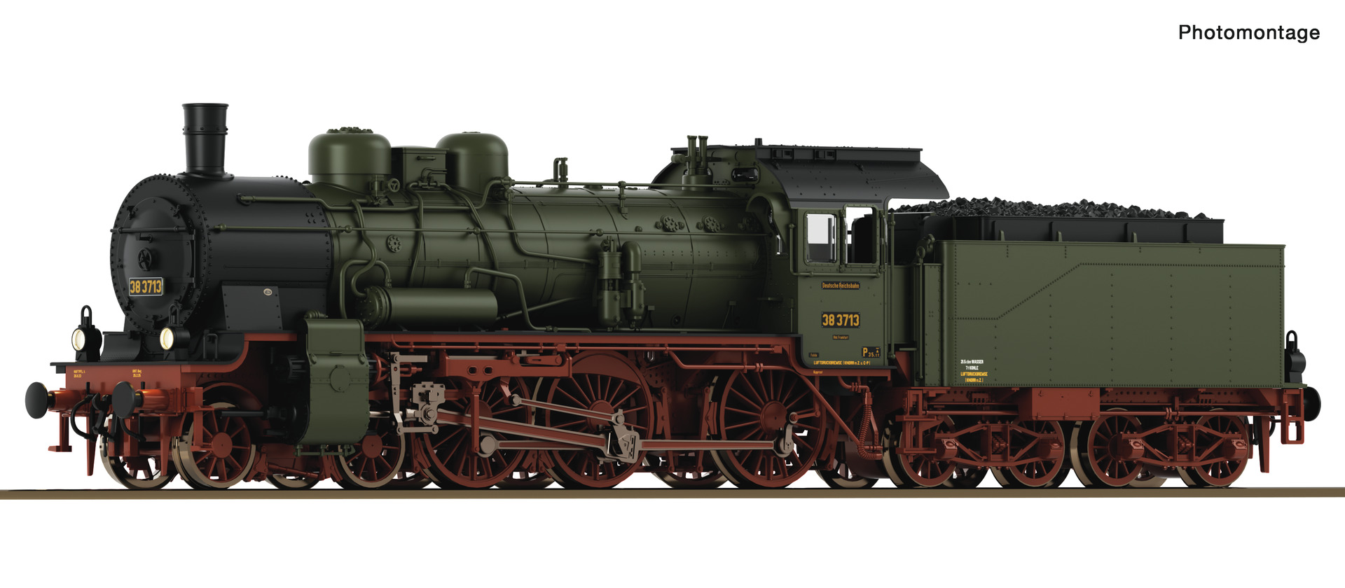 Dampflok 38 3713 DRG