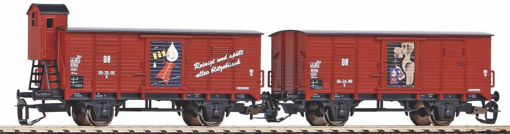 TT-Ged. 2er Set Güterwagen G02 FIT DR III