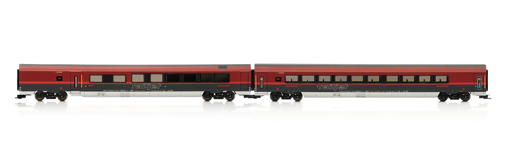 H0 DC 2 tlg Railjet ÖBB Bar/Eco