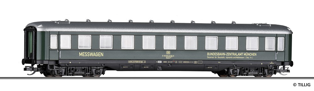 Messwagen des Bundesbahn-Zentralamt München der DB