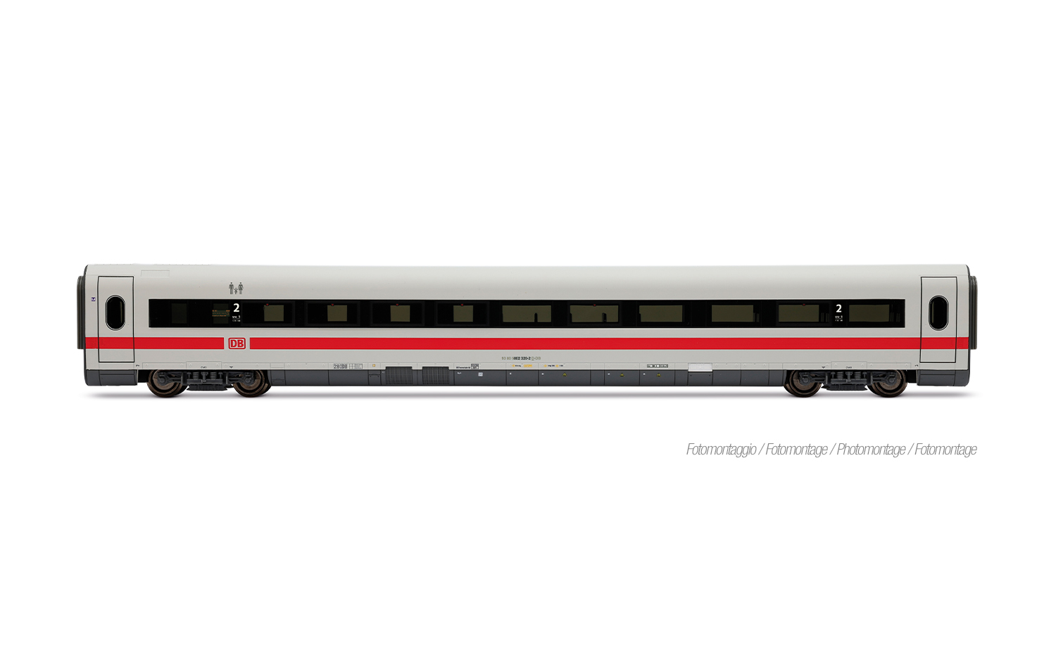 DB AG, ICE 1, Tz 155 „Rosenheim“, 2-tlg. Set Zwischenwagen (