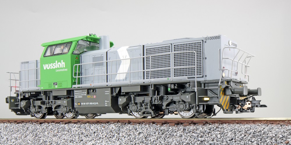 Diesellok, H0, G1000, 1271 002 Vossloh, Hellgrau, Ep VI, Vor