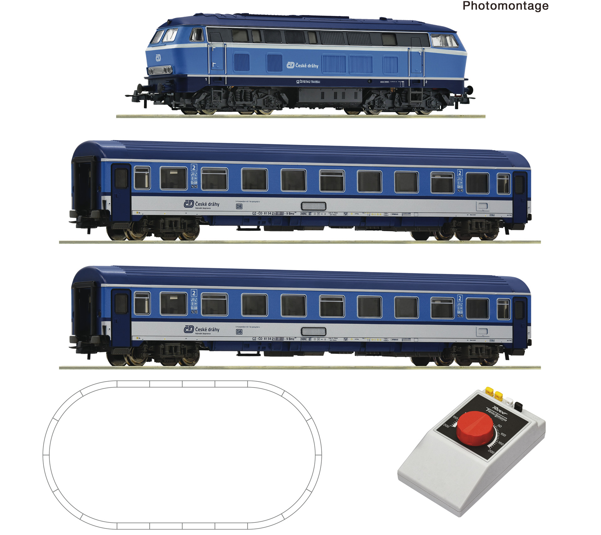 Analog Startset Geoline BR 218 CD
