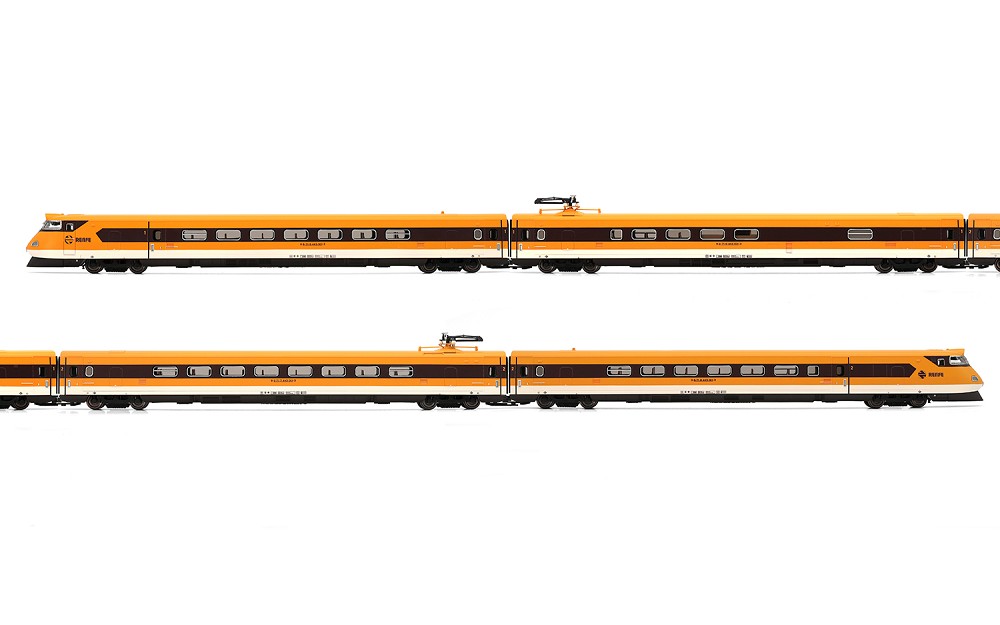 RENFE, Hochgeschwindigkeits-Neigezug Rh. 443, mit gelbem Dac