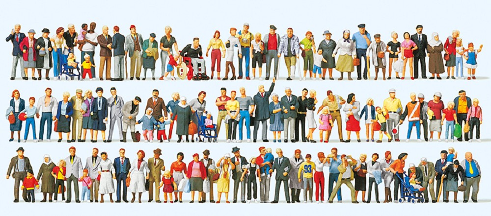 Auf Straßen und Plätzen 100 exklusiv bemalte Miniaturfiguren