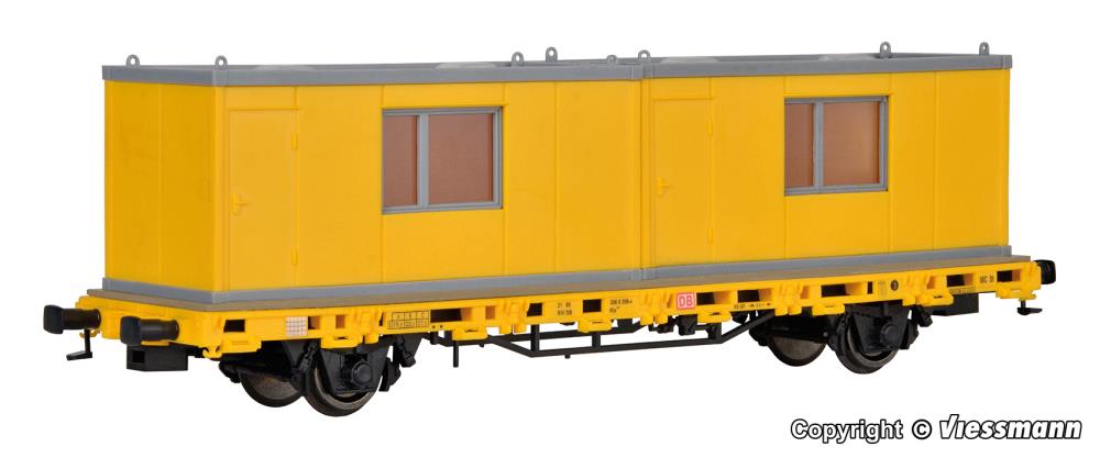 H0 Niederbordwagen mit Contai