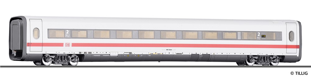 ICE-1-Ergänzungswagen 2. Klasse „Redesign“ der DB AG