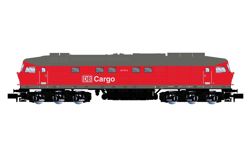 DB Cargo, diesel-elektrische Lokomotive 232 573-6, Verkehrsr