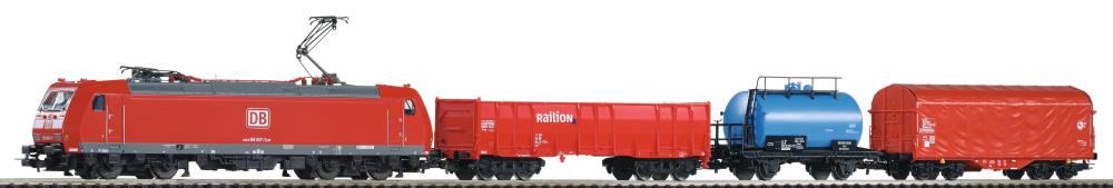 PSC wlan S-Set DB AG Güterzug BR 185 mit 3 wg. VI