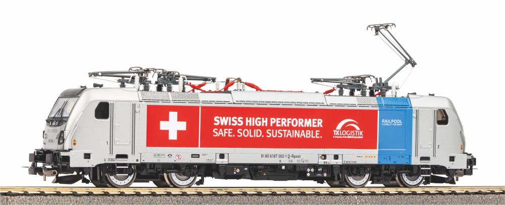 E-Lok 187 002 TX Logistik Railpool VI + DSS PluX22