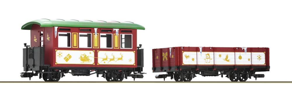 2er Set Weihnachtszug