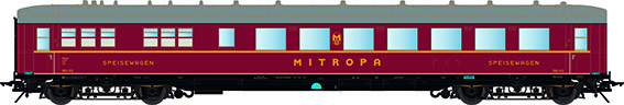 Mitropa-Speisewagen , DR, Ep.3b, RAL 3003
