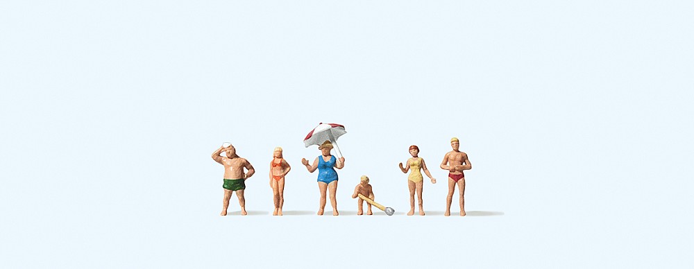 Familie Krause am Strand