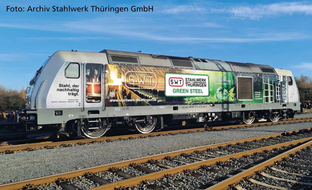 ~Diesellok Traxx Stahlwerk Thüringen VI + PluX22 Dec.