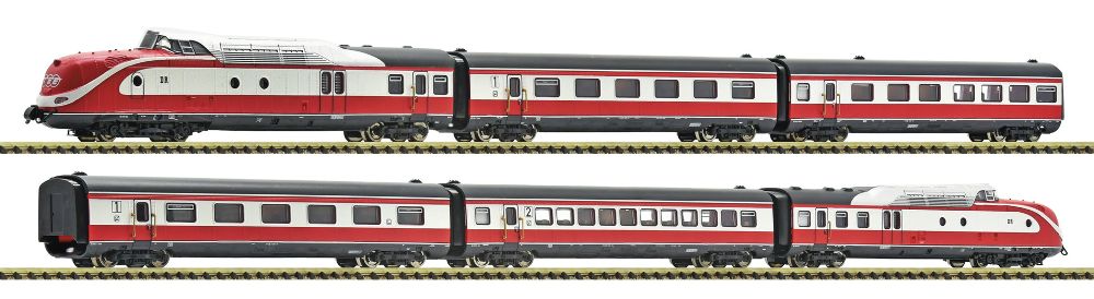 6er Set Dieseltriebzug VT 601 DR DC