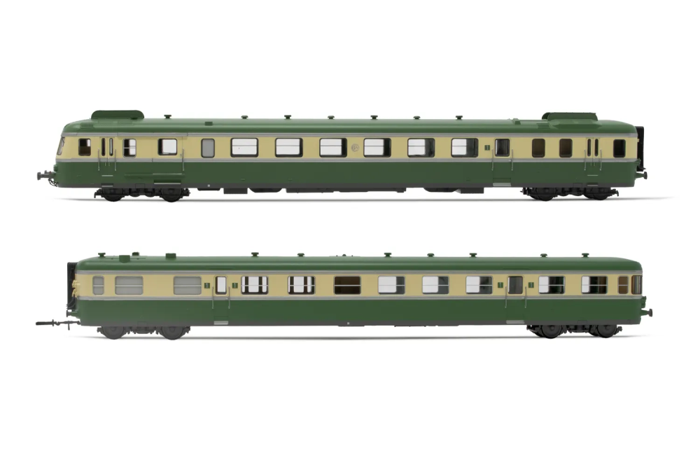 SNCF, 2-tlg. Dieseltriebwagen RGP II X 2712 mit Beiwagen XR