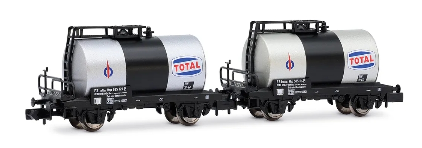 FS, 2-tlg. Set 2-achs. Kesselwagen „Total”