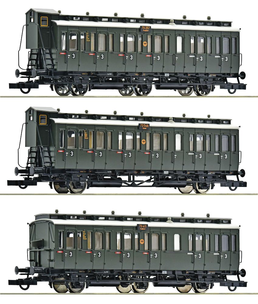 3er Set Abteilwagen DRG