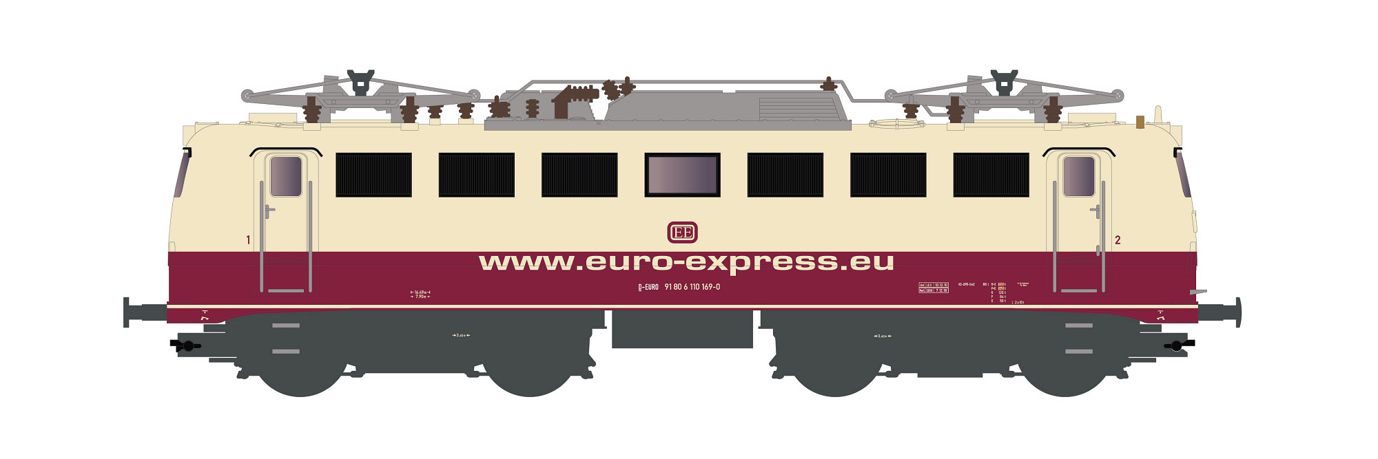 E-Lok BR 110 Euro-Express, Ep.VI, Sound