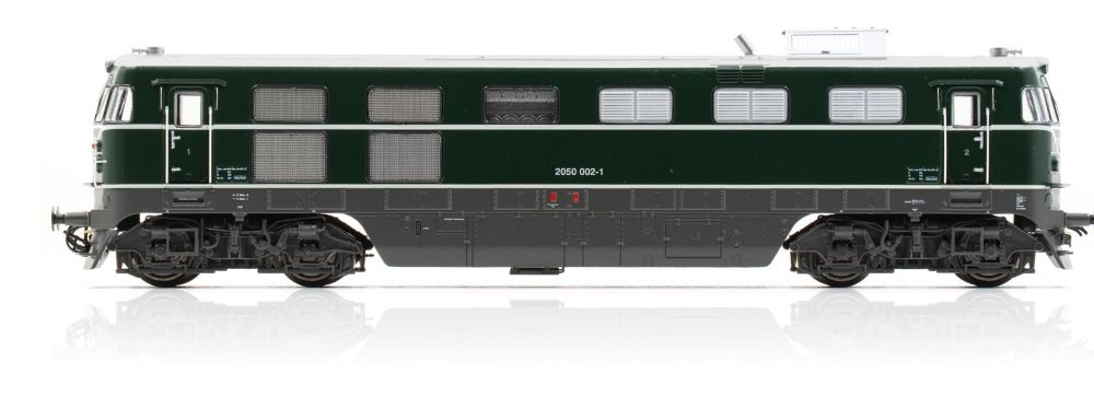 H0 AC D-Lok 2050.002 grün Metall