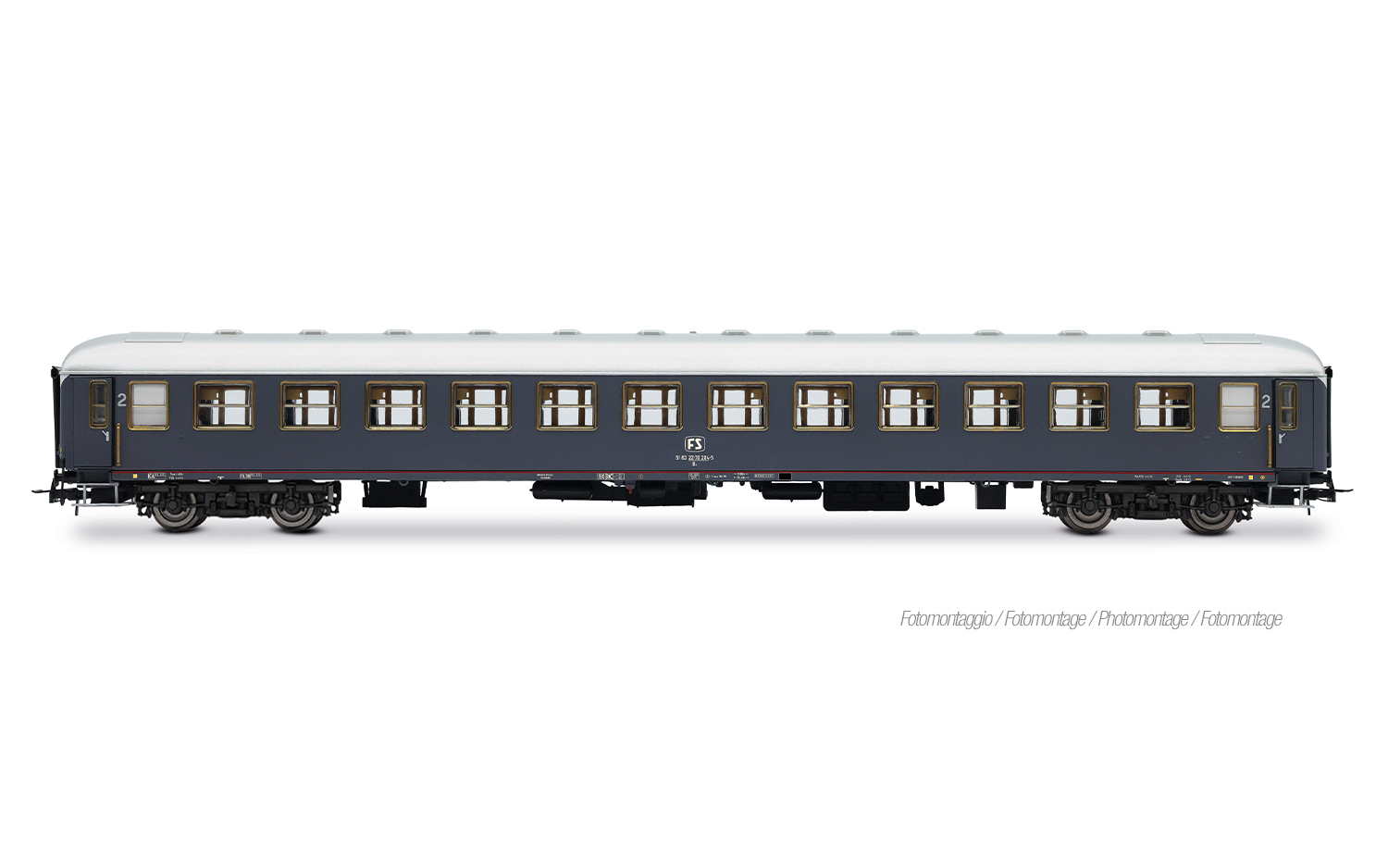 FS, 2-tlg. Set „Rapido 904-905”, UIC-X '68 1. + 2. Klasse, M