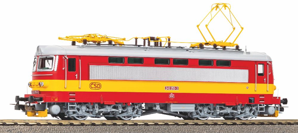 E-Lok/Sound Rh 242 rot-gelb ČSD V + PluX22 Dec.