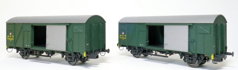 2er-Set SBB CFF Zk PTT Grün