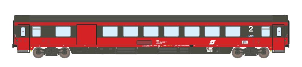 Halbgepäckwagen BDbmpsz, 2.Kl. ÖBB, Ep.V