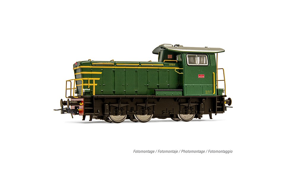 FS, Diesel-Rangierlokomotive Rh. 245, ohne seitliche Griffst