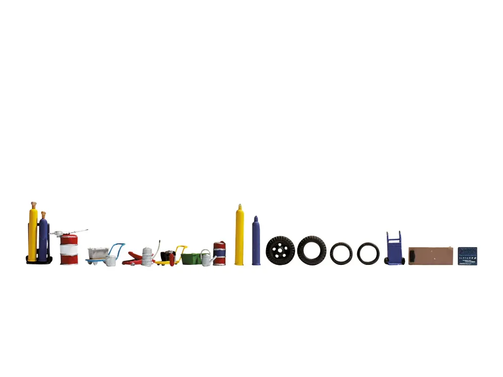 H0 KFZ-Werkstatt-Zubehör