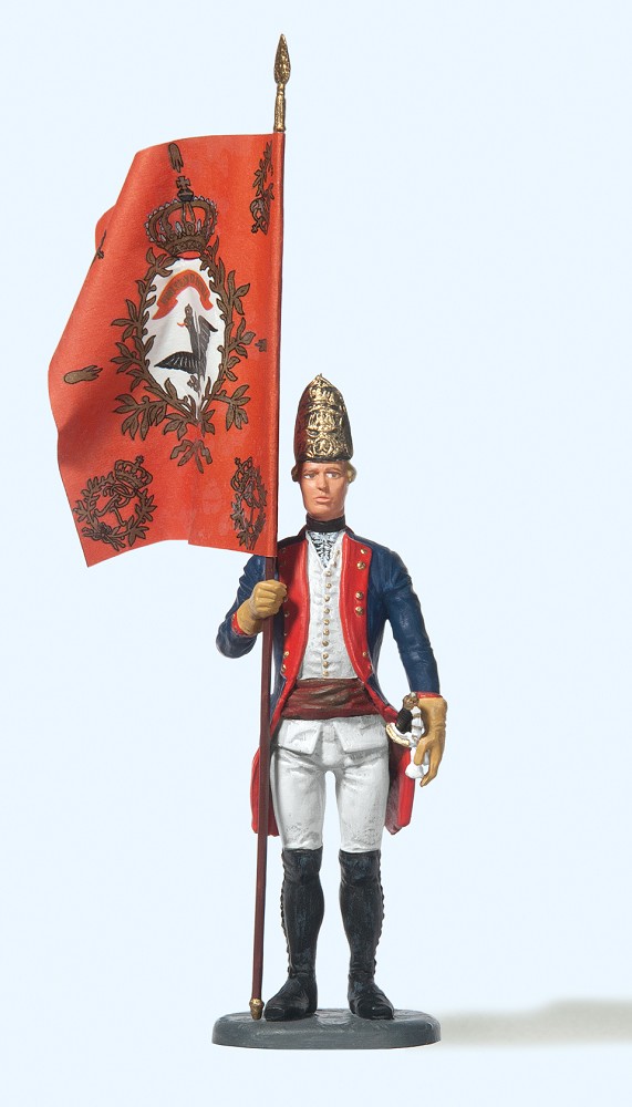 Fahnenträger stehend, Füsilier