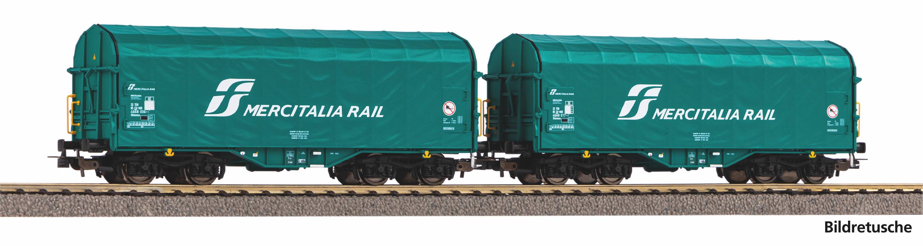 2er Set Schiebeplanenwagen FS IV