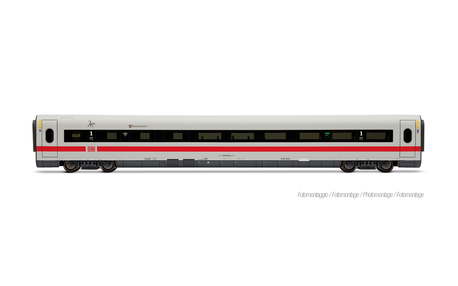 DB AG, ICE 1, Tz 155 „Rosenheim“, 2-tlg. Set Zwischenwagen (