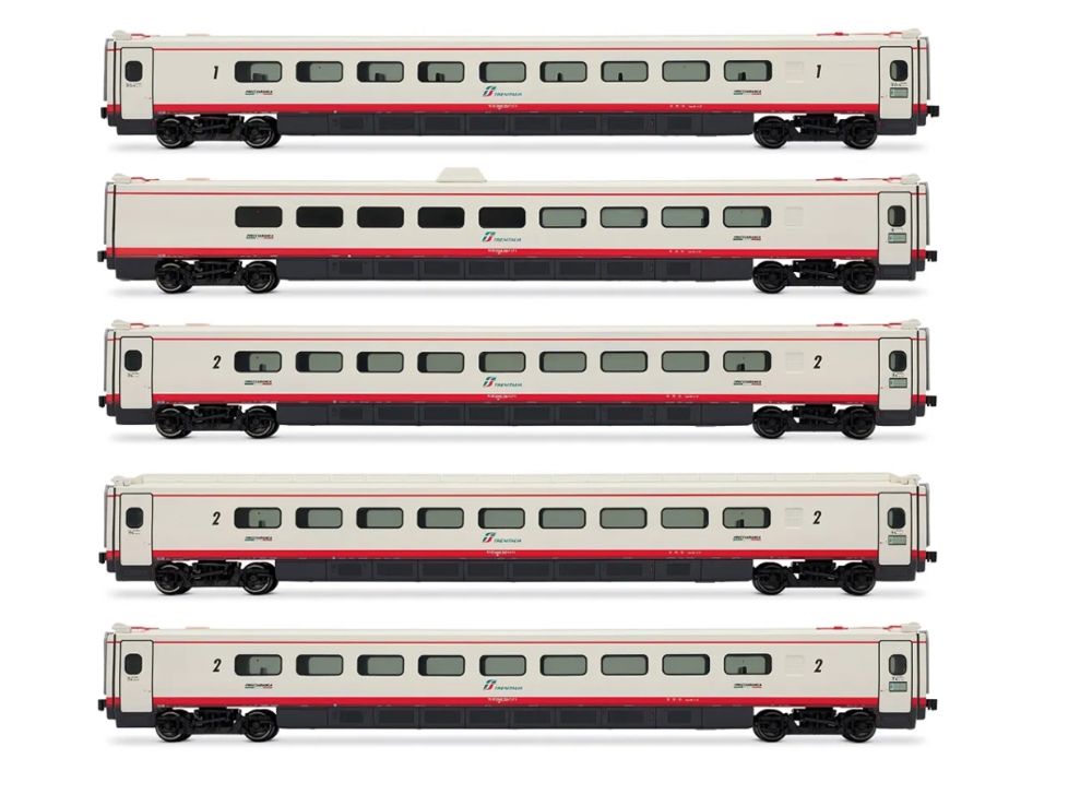 FS, 5-tlg. Set Zwischenwagen für Hochgeschwindigkeitszug mit